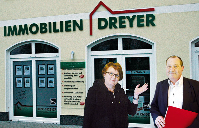 Foto von Dipl.-Jurist (FH) Barbara Dreyer und Dipl.-Jurist (FH) Olaf Dreyer von der Firma IBD – Immobilien Dreyer
