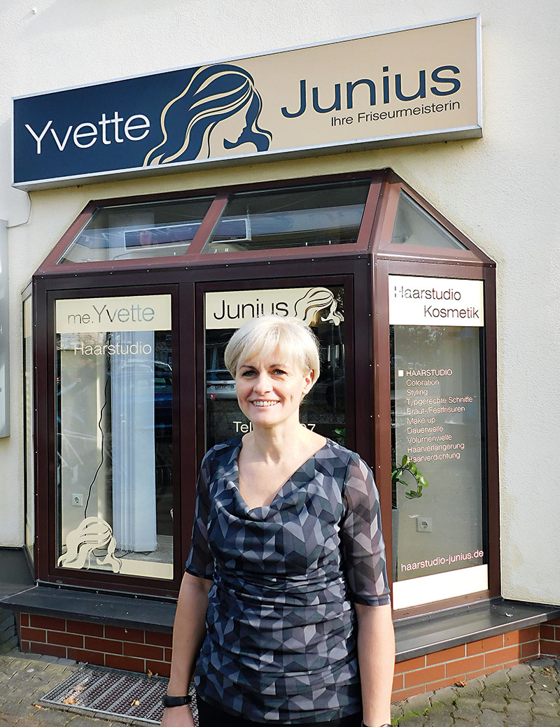 Foto von Yvette Junius von der Firma Haarstudio Yvette Junius