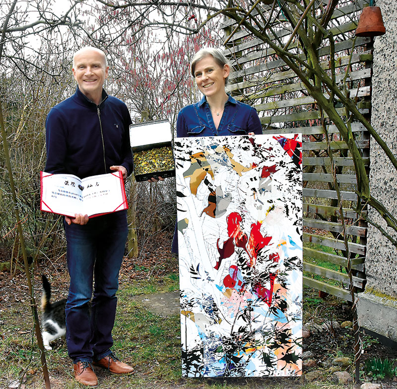 Foto von Christine Jaschek und Holger Lippmann, Künstler, Wandlitz