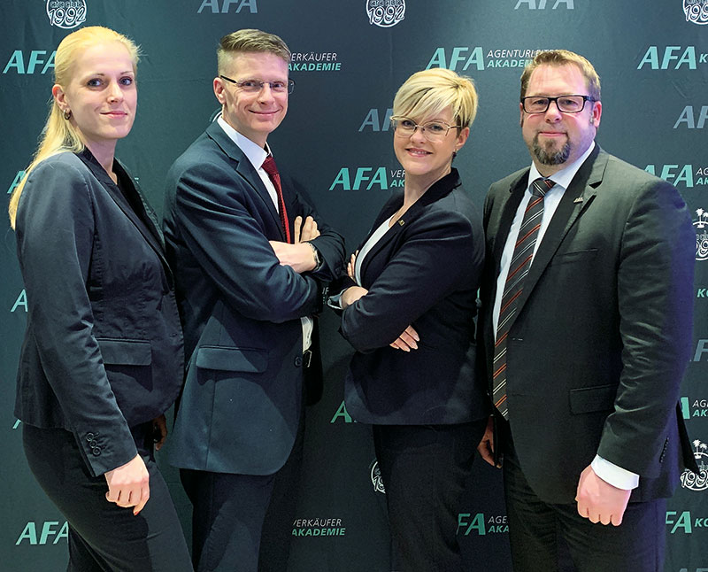 Foto von Kathrin Lorenz und Andreas Roßbander von der Firma AFA-Agentur