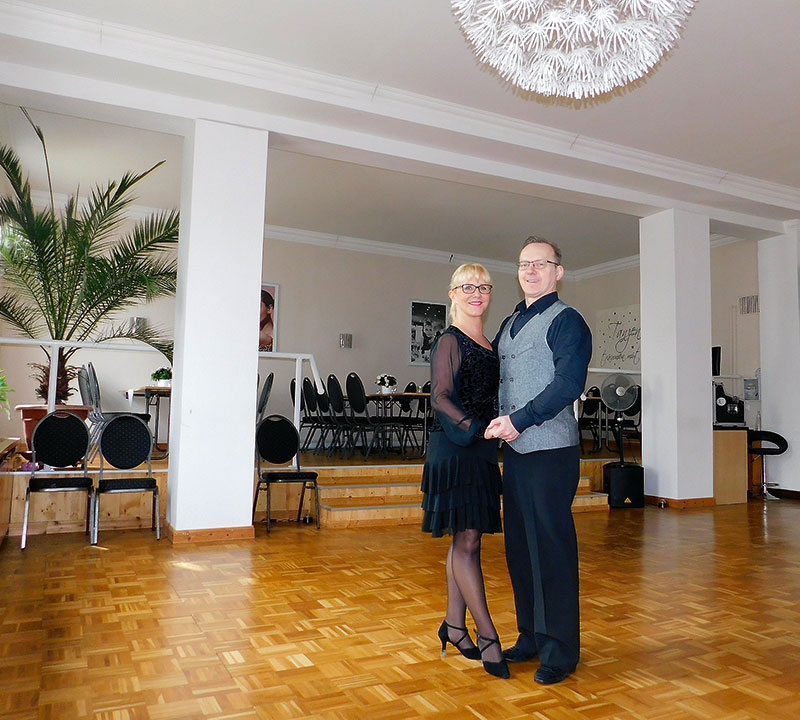 Foto von Kersten Steiniger von der Firma Tanzschule Kersten im Ballhaus Wandlitz