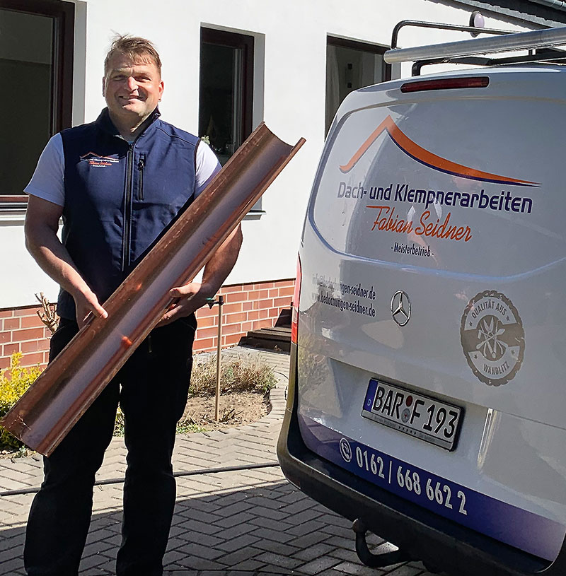 Foto von Fabian Seidner von der Firma Dach- und Klempnerarbeiten Fabian Seidner Foto von Fabian Seidner von der Firma Dach- und Klempnerarbeiten Fabian Seidner