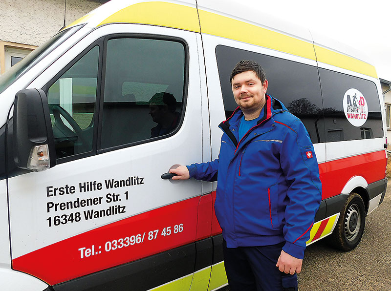 Foto von Adrian Prengel von der Firma Erste Hilfe Wandlitz Adrian Prengel Foto von Adrian Prengel von der Firma Erste Hilfe Wandlitz Adrian Prengel