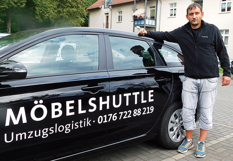 Foto von Benjamin Linnig von der Firma Möbelshuttle Benjamin Linnig Foto von Benjamin Linnig von der Firma Möbelshuttle Benjamin Linnig