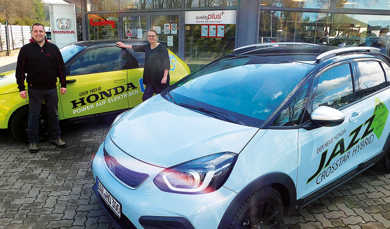 Foto von Diana Golaszewski und Kai Golaszewski von der Firma Autohaus Golaszewski & Königsdörffer oHG Vertragshändler für HONDA und SsangYong