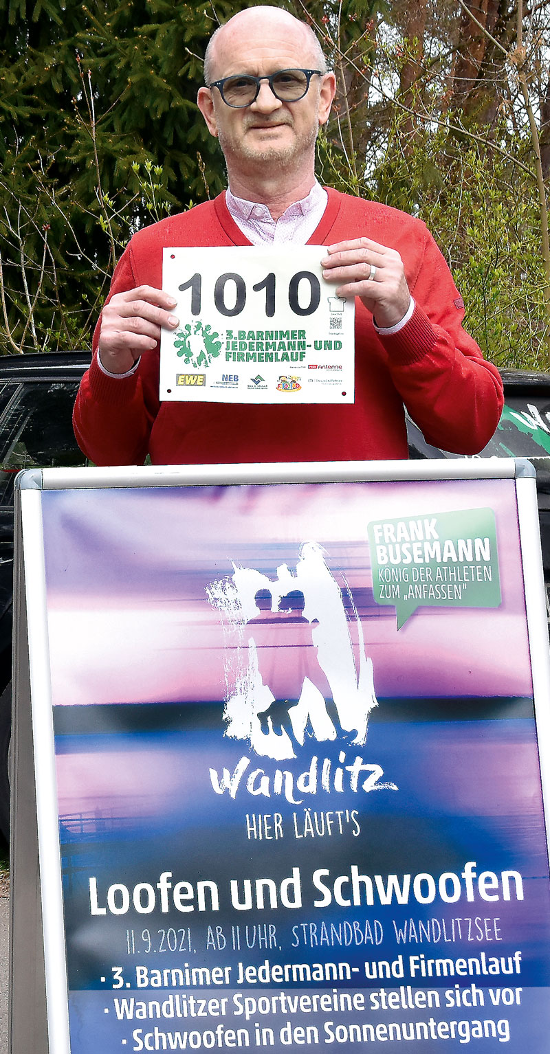 Foto von Jörn Nilius, Laufveranstalter, Wandlitz Foto von Jörn Nilius, Laufveranstalter, Wandlitz