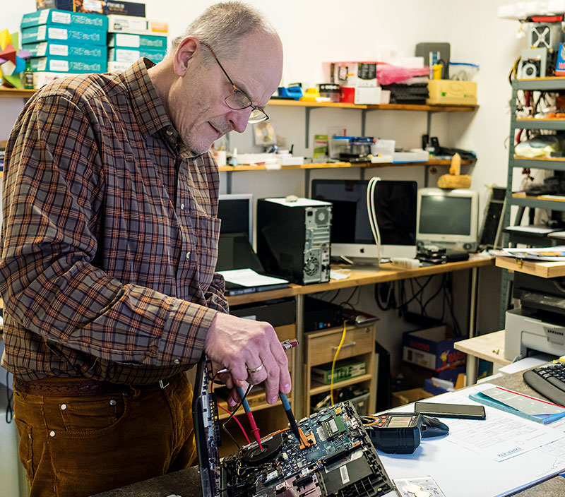 Foto von Klaus Tetzlaff von der Firma Computer-Shop am Wandlitzsee