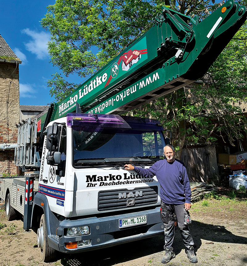 Foto von Marko Lüdtke von der Firma Dachdeckermeister Marko Lüdtke