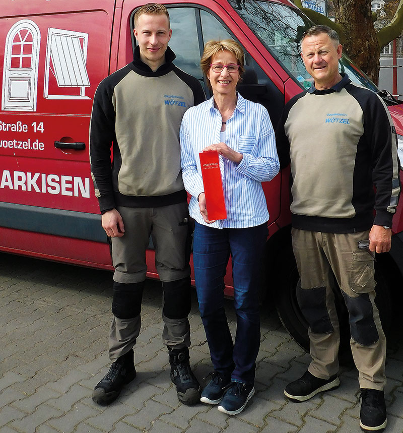 Foto von Inge Wötzel und Frank Wötzel von der Firma Bauelemente Wötzel