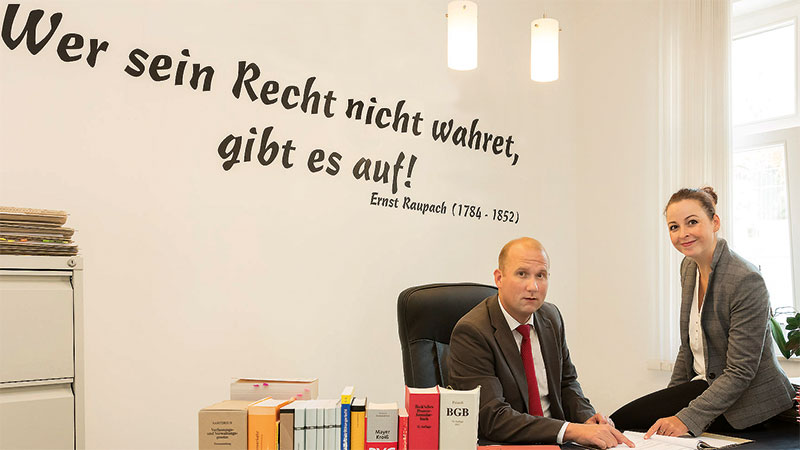 Foto von Stefanie Lange und Mirco Seifert von der Firma Rechtsanwälte Lange & Seifert GbR