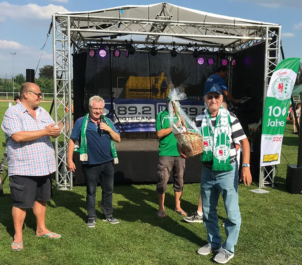 Foto von Klaus-Dieter Bartsch, Ehrenbürger der Stadt Werder und Ehrenvorsitzender vom „Werderaner FC Viktoria 1920“, Werder Foto von Klaus-Dieter Bartsch, Ehrenbürger der Stadt Werder und Ehrenvorsitzender vom „Werderaner FC Viktoria 1920“, Werder