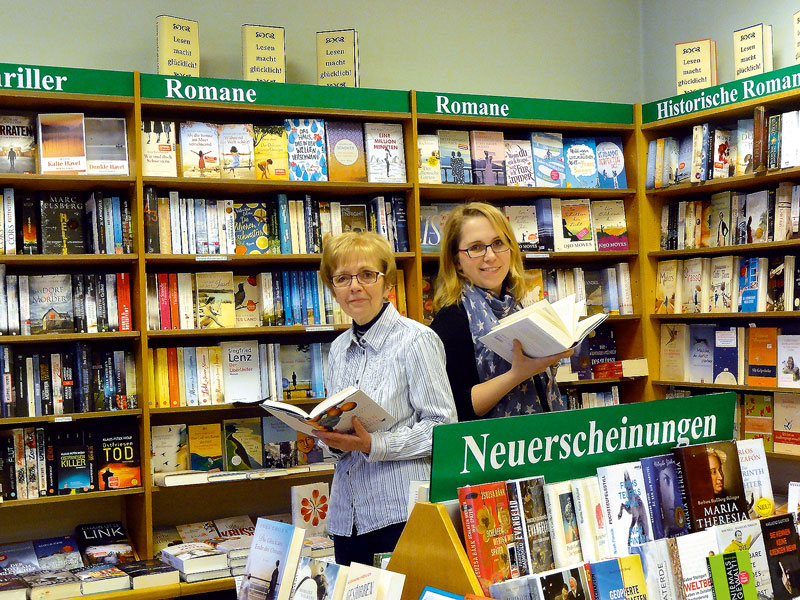 Foto von Renate Hellmich und Insa Hellmich von der Firma Buchhandlung Hellmich