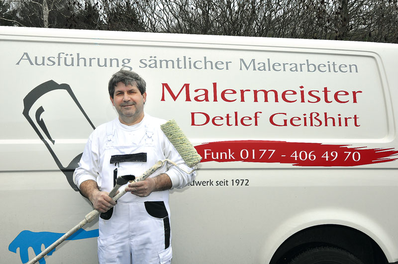 Foto von Detlef Geißhirt von der Firma Malermeister Detlef Geißhirt