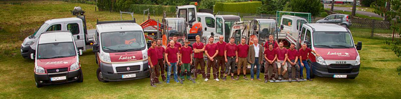 Foto von Maik Lutze und Dirk Lutze von der Firma Lutze Gartenbau Werder