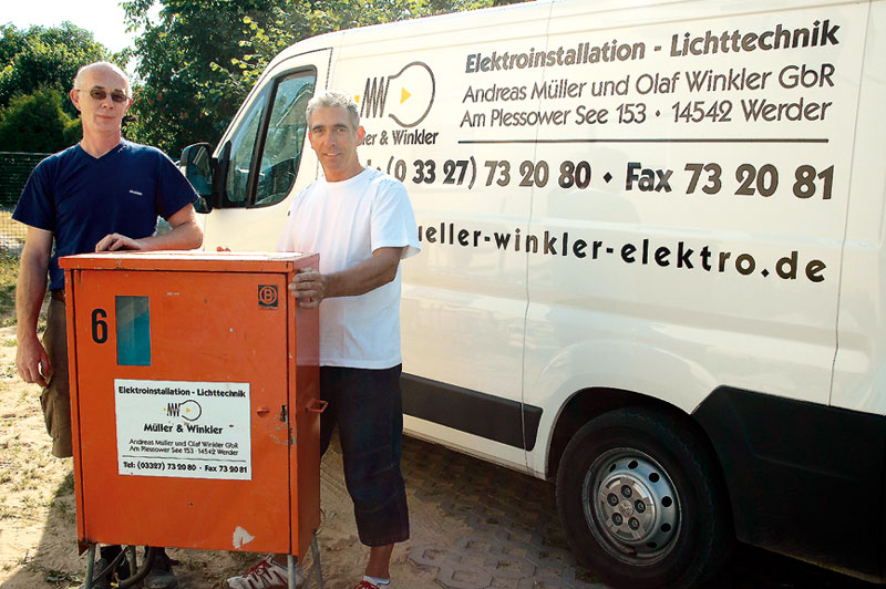 Foto von Andreas Müller und Olaf Winkler von der Firma Andreas Müller & Olaf Winkler GbR