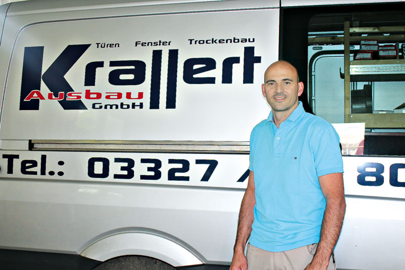 Foto von Michael Krallert von der Firma Krallert-Ausbau GmbH, Trockenbau, Fenster und Türen