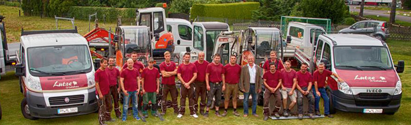 Foto von Maik Lutze und Dirk Lutze von der Firma Lutze Gartenbau Werder