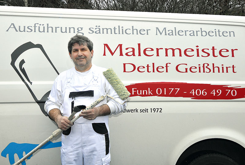 Foto von Detlef Geißhirt von der Firma Malermeister Detlef Geißhirt