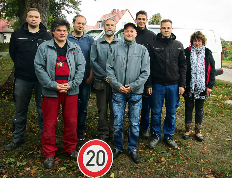 Foto von Ralf Dessaules und Klaus Hofmann von der Firma HKH Elektro GmbH