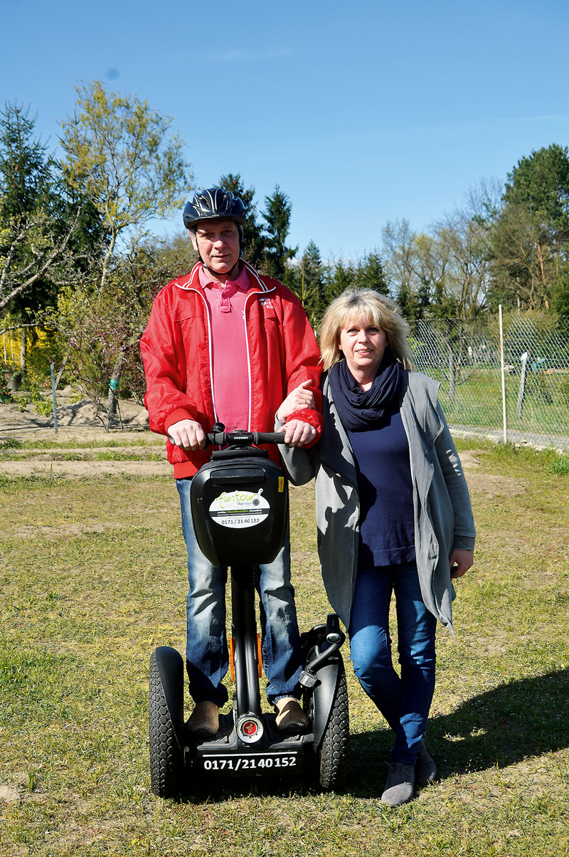 Foto von Marina Marten und Michael Marten von der Firma Segway funtour Werder