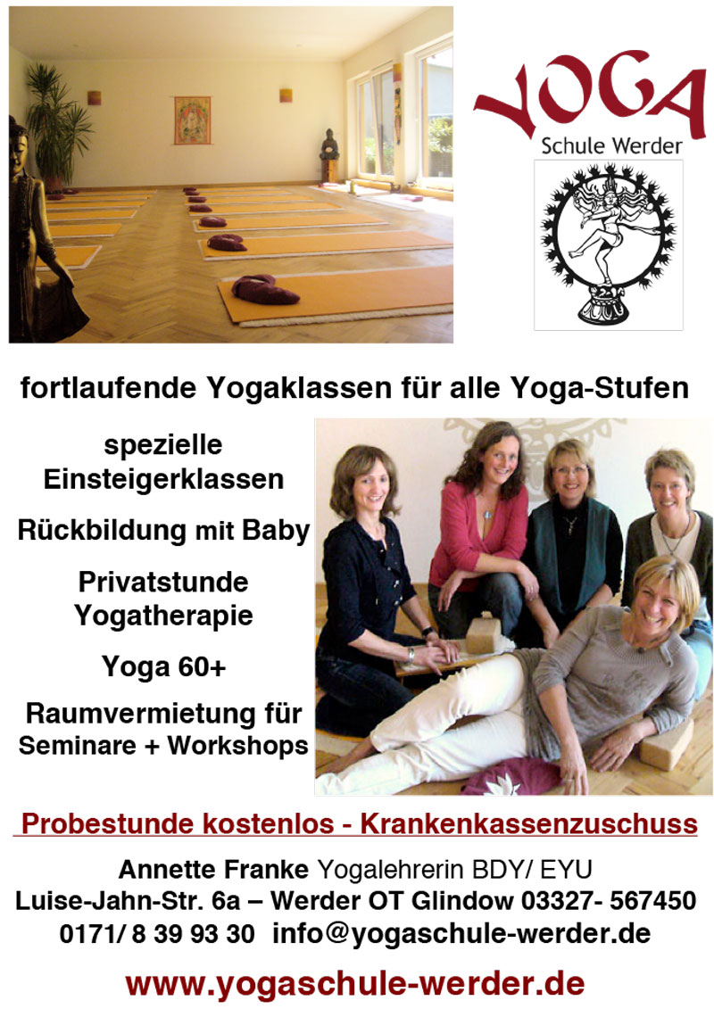 Foto von Annette Franke von der Firma Yoga Schule Werder
