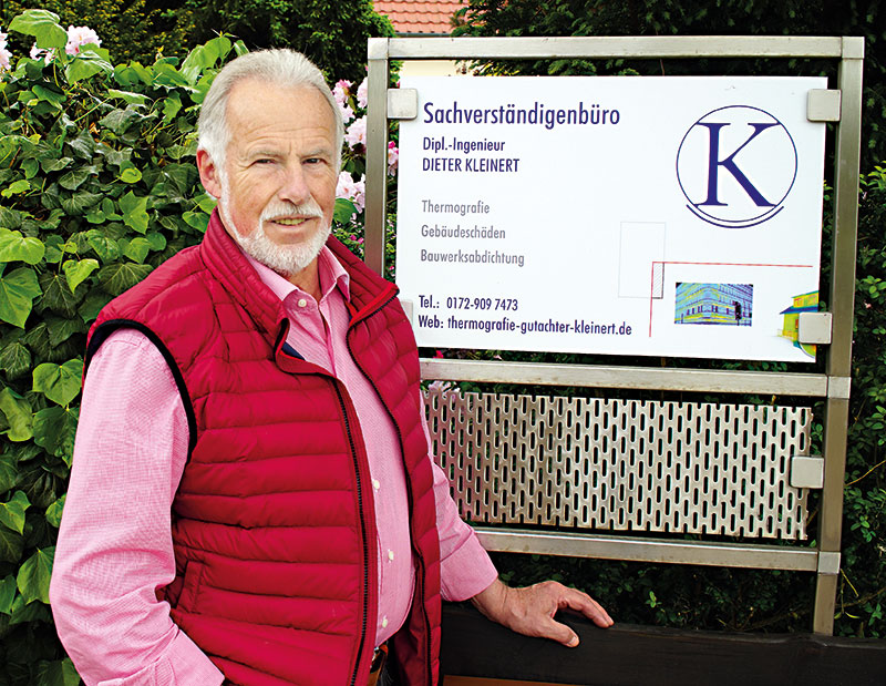 Foto von Dipl.-Ing. Dieter Kleinert von der Firma Sachverständiger für Bauwerksabdichtung und Gebäudeschäden