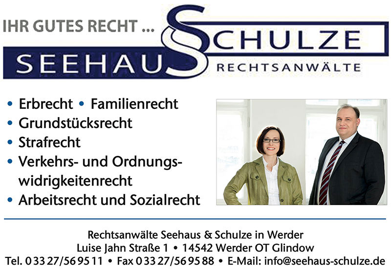 Foto von der Firma Rechtsanwälte Seehaus & Schulze in Werder