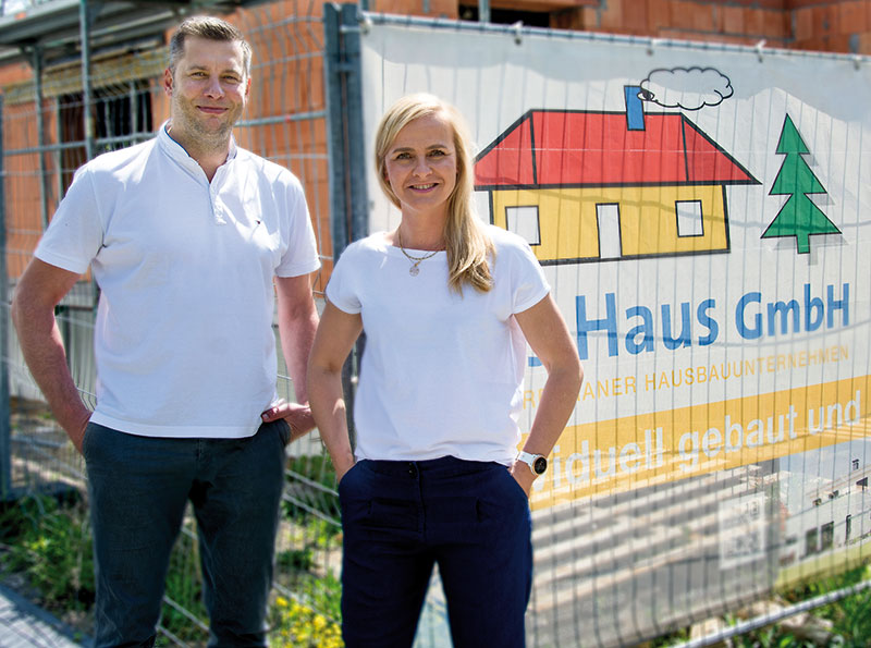 Foto von Katharina Weinhardt und Gunnar Weinhardt von der Firma Das Haus GmbH