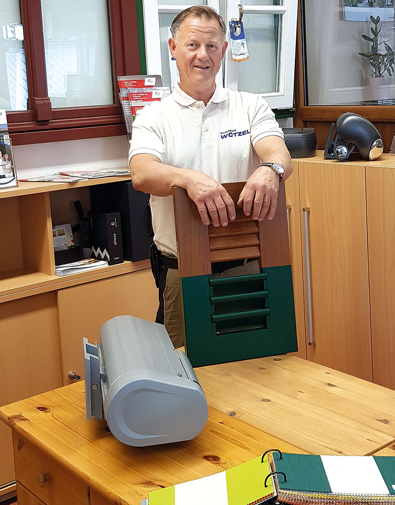 Foto von Inge Wötzel und Frank Wötzel von der Firma Bauelemente Wötzel