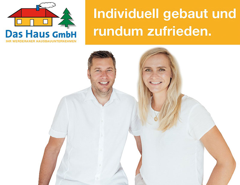 Foto von Katharina Weinhardt und Gunnar Weinhardt von der Firma Das Haus GmbH