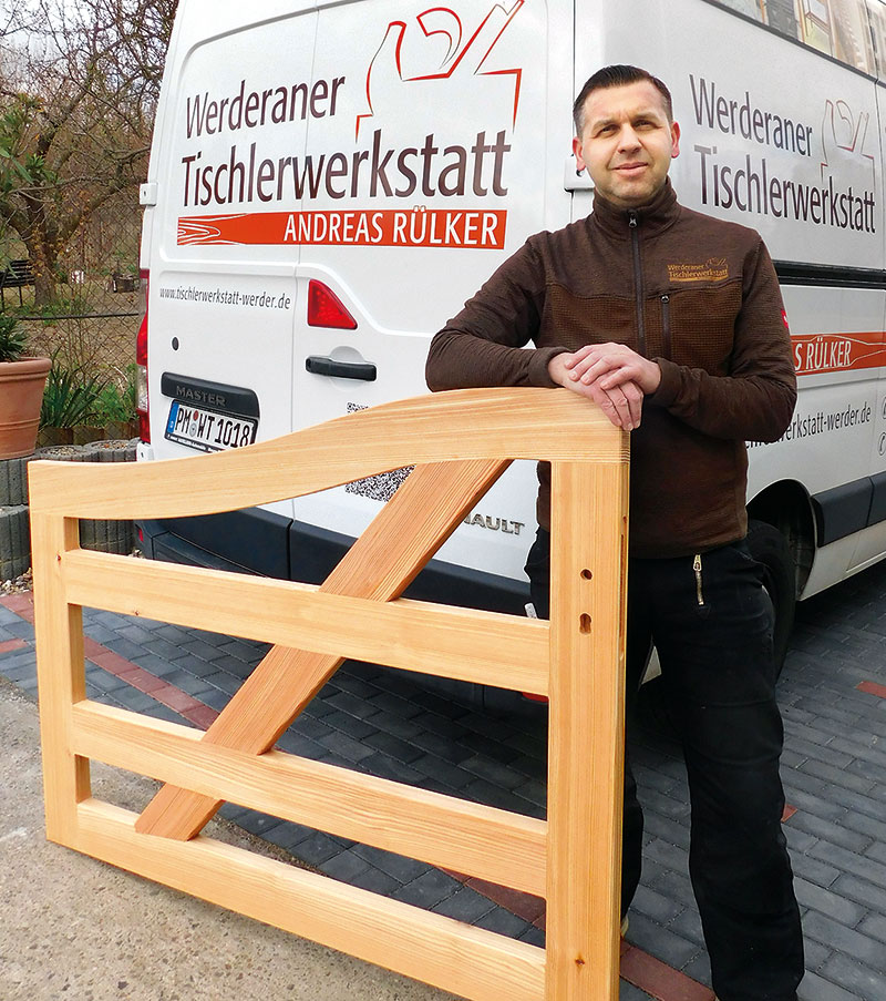 Foto von Andreas Rülker von der Firma Werderaner Tischlerwerkstatt