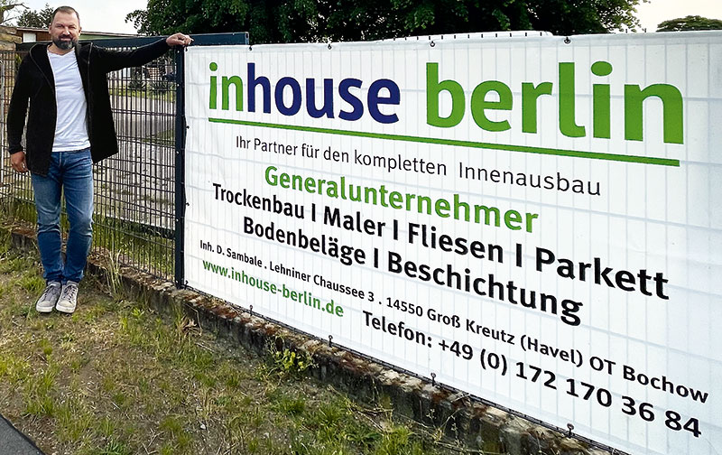 Foto von Daniel Sambale von der Firma inhouse berlin