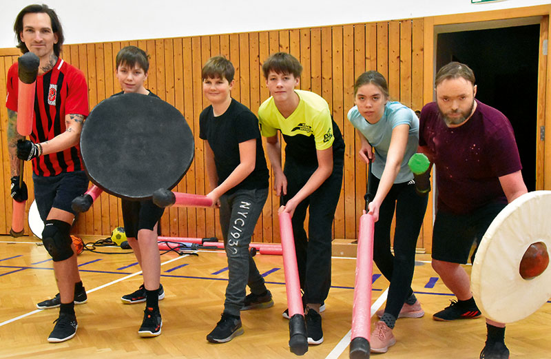 Foto von Tom Monschau und Stefan Rosenhäger, Jugger-Sport, Wildau