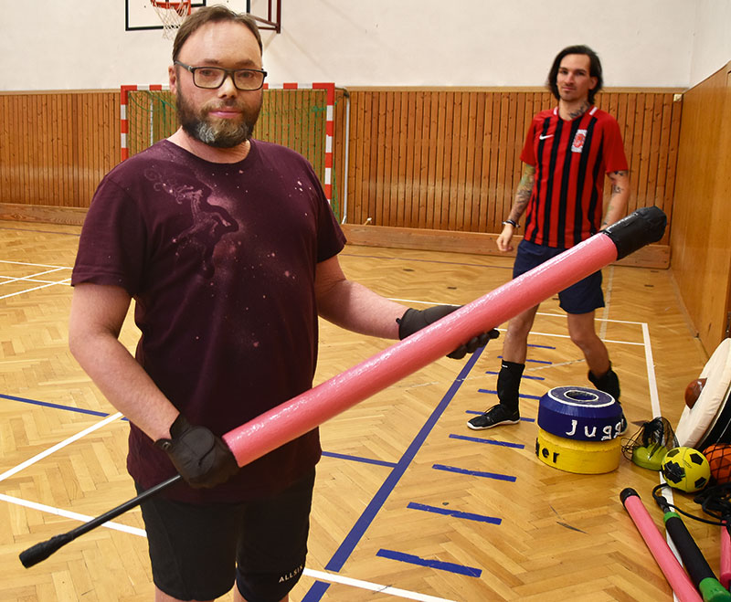 Foto von Tom Monschau und Stefan Rosenhäger, Jugger-Sport, Wildau