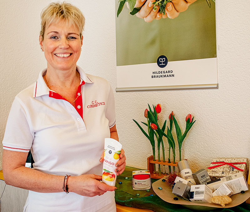 Foto von Cornelia Gollmitz von der Firma C. C. COSMETICS im Gesundheitszentrum Wildau