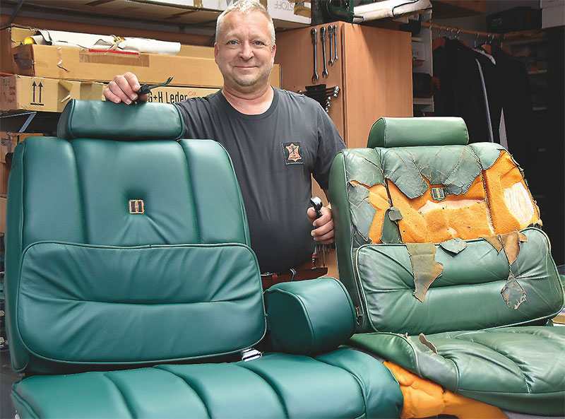 Foto von Jörg Weise von der Firma Lederrepair 24; Gosen-Neu Zittau Foto von Jörg Weise von der Firma Lederrepair 24; Gosen-Neu Zittau