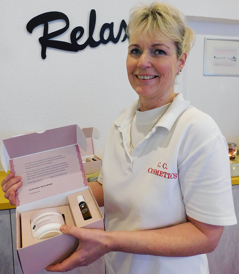 Foto von Cornelia Gollmitz von der Firma C. C. COSMETICS im Gesundheitszentrum Wildau