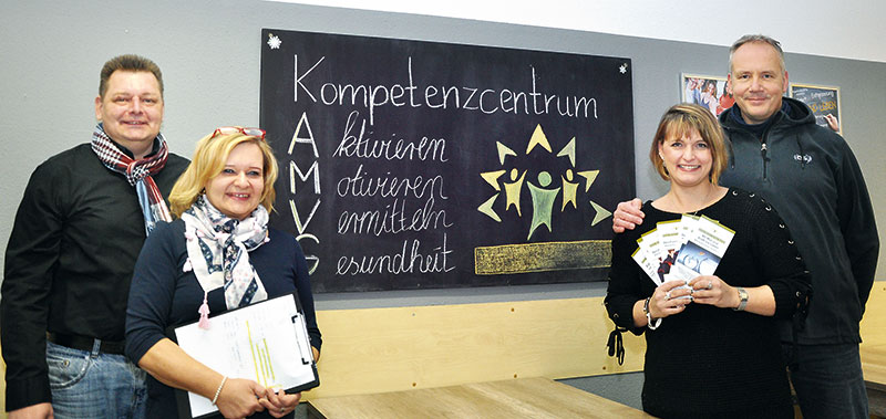 Foto von Birgit Böhm und Carsten Waschke von der Firma Kompetenzcentrum AMVG gGmbH