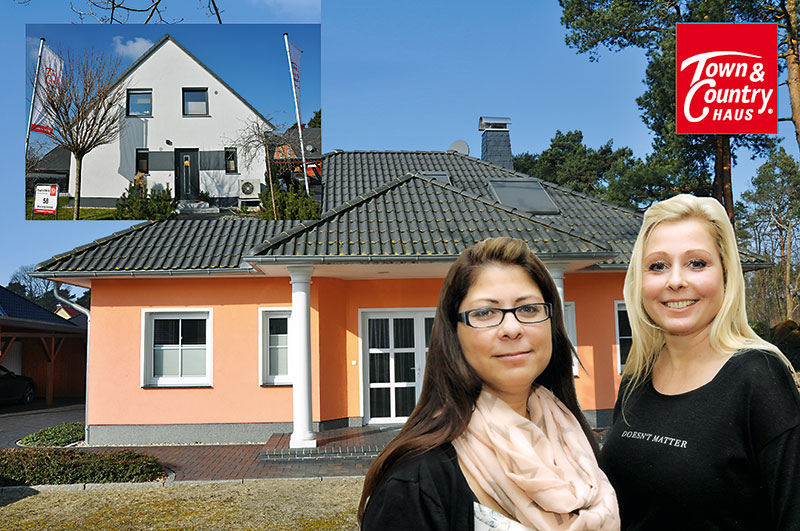 Foto von Viviane Genz und Mandy Großmann von der Firma ZET Bauträgergesellschaft mbH, Town & Country Lizenzpartner