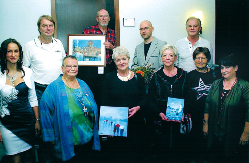 Foto von Peter Ringling und Nicole Ringling und Gisela-Margret Obst und Steffen Kreische und Regina Kucharzyk und Dagmar Rasper und Martina Freitag und Steffi Gaschler und Oliver Modisch und Halo Klank Neuendorf und Veronika Hieronymus und Ulrich Siegmund, Künstler, Wildau