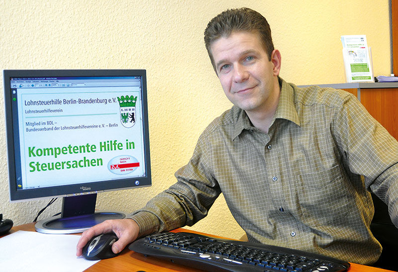 Foto von Sven Kaminski von der Firma Lohnsteuerhilfe Berlin-Brandenburg e.V.