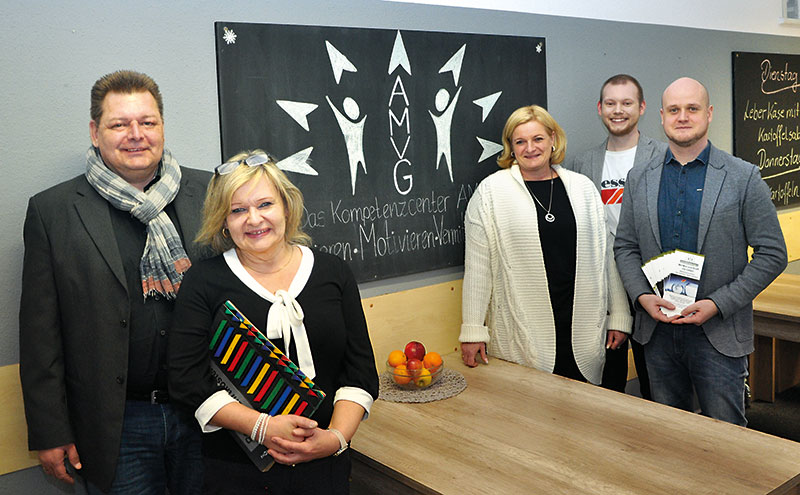 Foto von Birgit Böhm und Carsten Waschke von der Firma Das Kompetenzcenter AMVG gGmbH