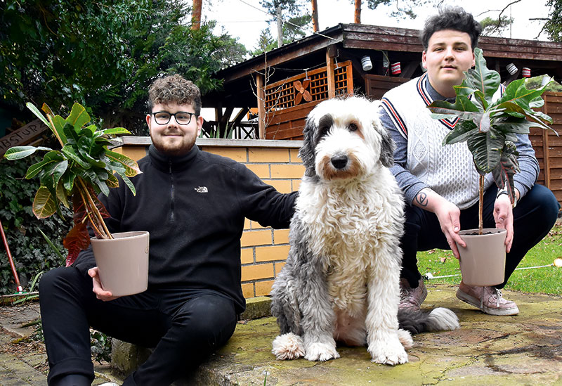 Foto von Paul Karwinkel und Markus Dittmar, Jugendbeirat Wildau, Wildau