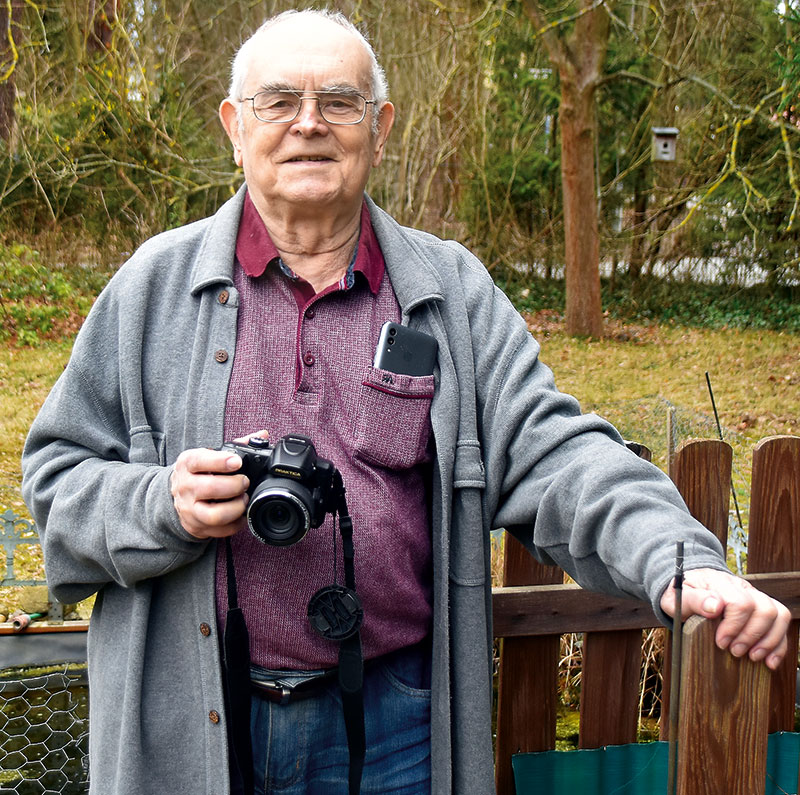 Foto von Professor Gerhard Ebert, Buchautor, Zeuthen