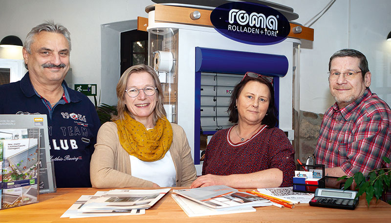 Foto von Kathrin Damm und Olaf Damm von der Firma dam. Fenster + Türen Vertrieb