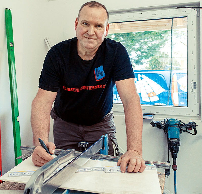 Foto von Bernd Wiesner von der Firma Bernd Wiesner Fliesen-, Platten- & Mosaikleger