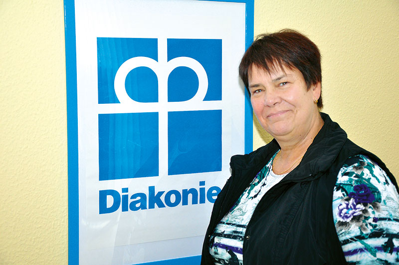 Foto von Angelika Jahn und Ilonka Naguschewski von der Firma Diakonie-Station Zeuthen