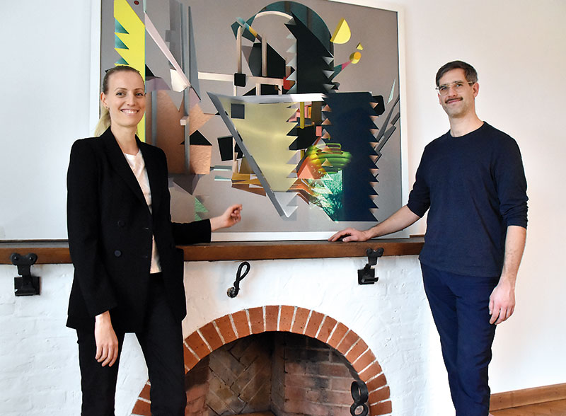 Foto von Giulia Bowinkel und Friedemann Banz, Künstler, Zeuthen