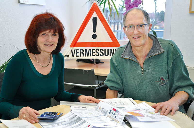 Foto von Christine Umpfenbach und Gerhard Jursa von der Firma Vermessungsbüro Jursa & Umpfenbach