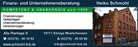Foto von Heiko Schmohl von der Firma Finanz- und Unternehmensberatung